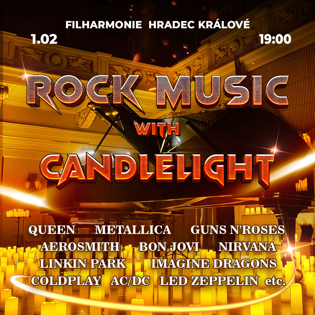 Rock Music with candlelight